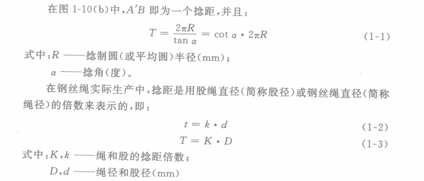 钢丝绳基本特性之钢丝绳捻制参数